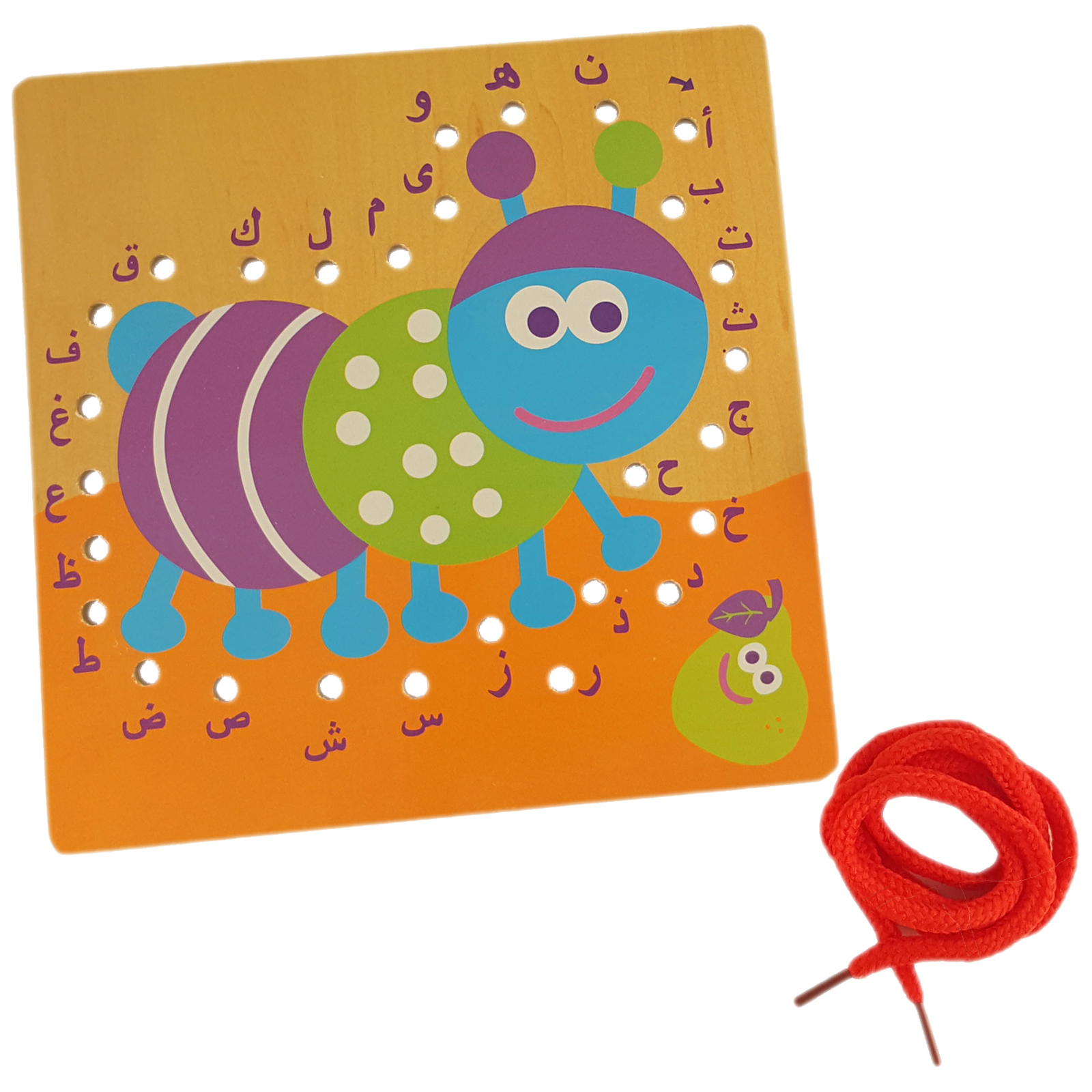 Alphabet Sewing Board (Components of Caterpillar Edition)