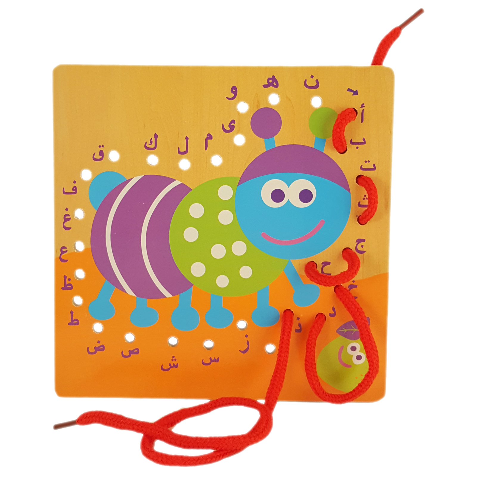 Alphabet Sewing Board (Sewing with Caterpillar Edition)